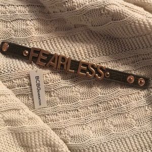 Bcbg fearless strap bracelet